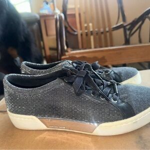 Michael Kors Black and Silver Sneakers